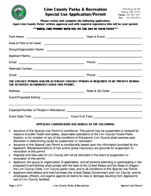 Linn County Special Use Permit