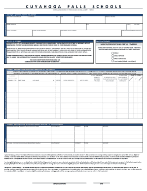 Employee Benefit Program Enrollment Form
