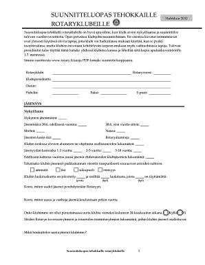 Rotary Club Planning Guide