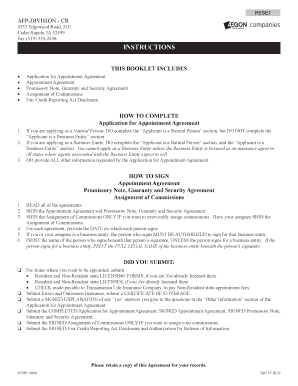 Transamerica Agent Appointment Agreement