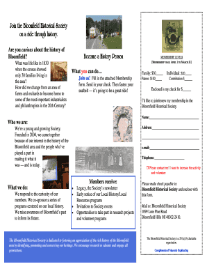 History timeline template download - 04-10-2013 red white blue membership form without specific year - bloomfieldhistoricalsociety