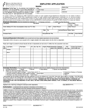 Employee Health Insurance Application