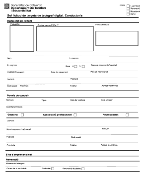 Digital Tachograph Card Application