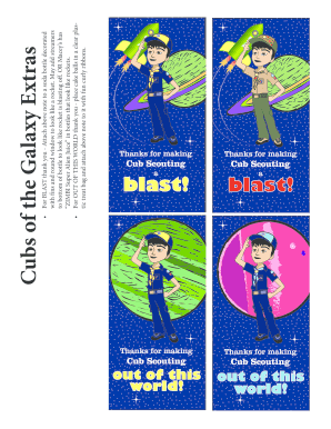 Cub Scouts Blue and Gold Invitation