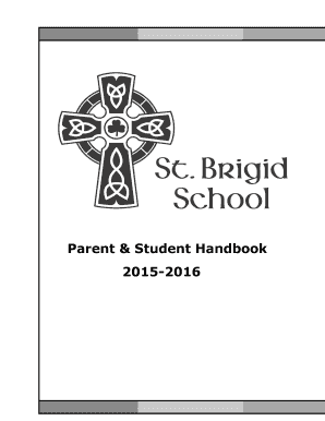 Elementary/Middle School Handbook - St. Brigid - stbrigidxenia