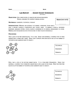 Mineral Model Lab Report
