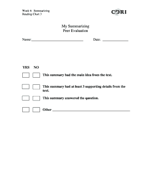 Peer Evaluation Form