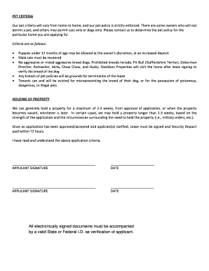 Rental Application Form