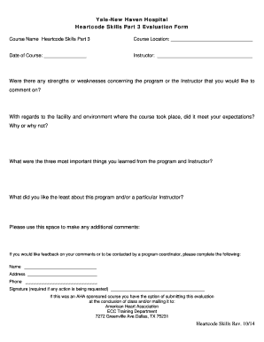 Heartcode Skills Part 3 Evaluation Form