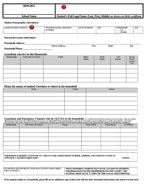 Norman Public Schools Enrollment Form
