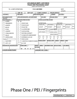 Air Force Enlistment Agreement Form