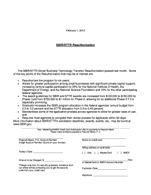 Credit Card Authorization Slip