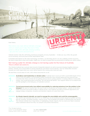 Climate Institute Donation Form