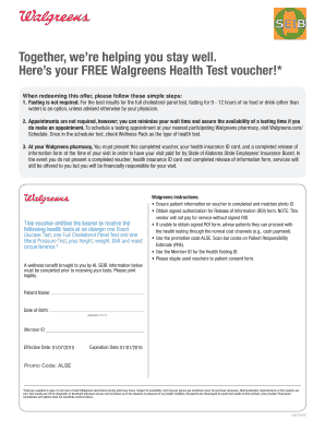 Walgreens Health Test Voucher