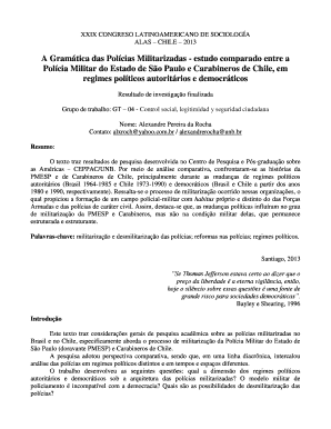 Customer satisfaction letter format - A Gram tica das Pol cias Militarizadas - estudo comparado entre a ... - actacientifica servicioit