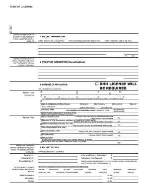 Louisiana Plan Review Application
