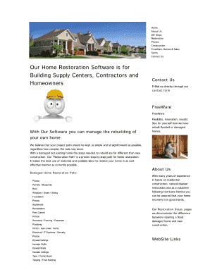 Severe Weather Recovery Assessment Form