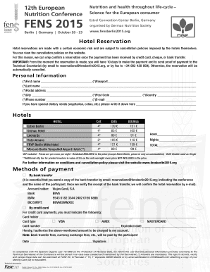 Hotel Reservation Form