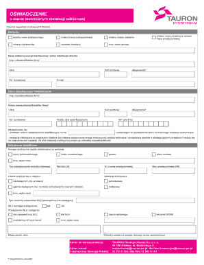 Technical Condition Declaration for Electrical Installation