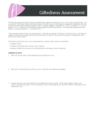 Giftedness Assessment Guide