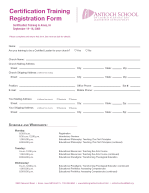 Onlinebtraining registration certificate