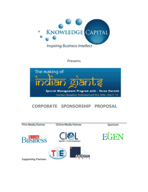 Corporate sponsorship proposal - Wondershare