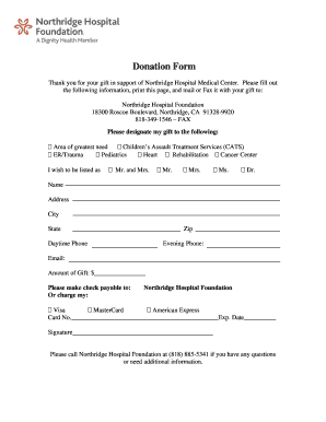 Donation Form