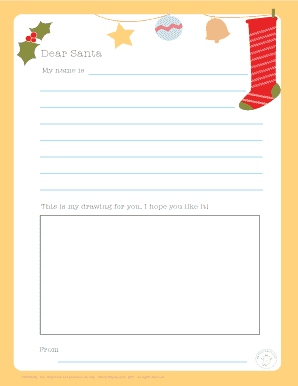 Santa Letter Template