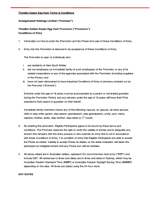Thredbo Easter Egg Hunt Terms & Conditions Amalgamated ...