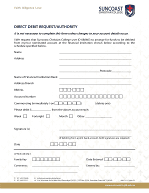 Suncoast Christian College Payment Options