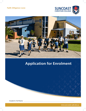 Application for Enrolment