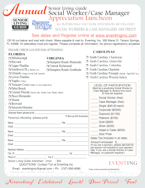 Senior Living Guide Appreciation Luncheon Registration