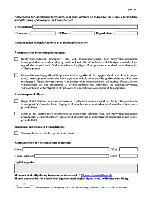 Investment Fund Annual Report Submission Form