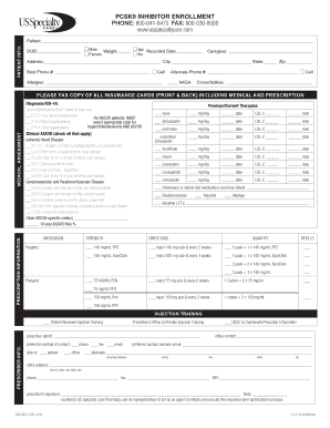 PCSK9 Inhibitor Enrollment Form