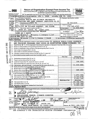 IRS Form 990 2008