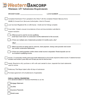 Mortgage Loan Application Form