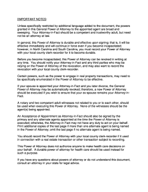 General Power of Attorney