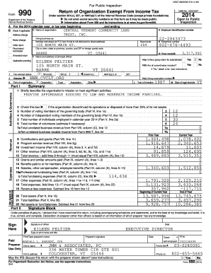 Form 990 2014