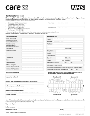Dental Referral Form
