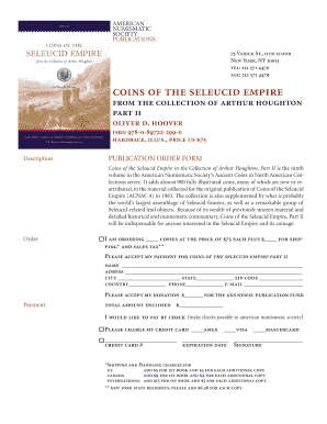 Publication Order Form