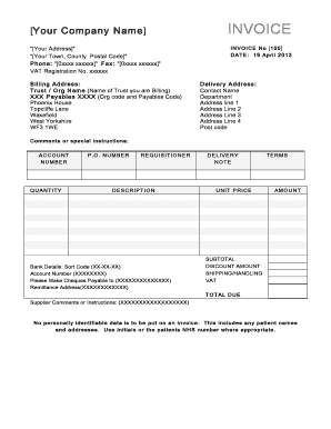 Invoice Template
