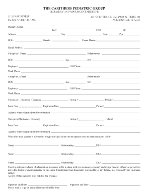 Patient Registration Form
