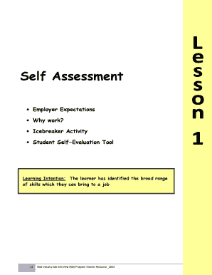 Real Industry Job Interview Program Teacher Resource