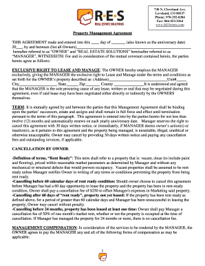 Property Management Agreement
