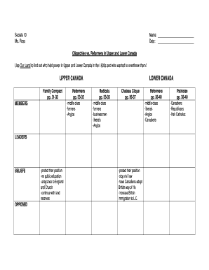 Socials 10 Worksheet