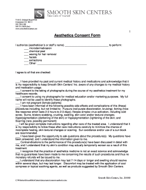 fillable facial waxing consent form edit online download samples facial consent form