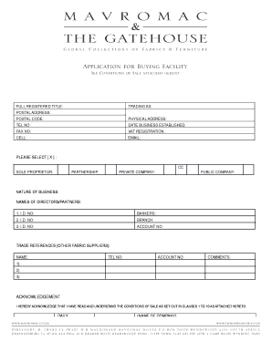Business Registration Form