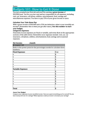 Budgeting Guide for First-Time Earners