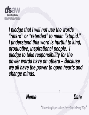 Pledge Against Hurtful Language