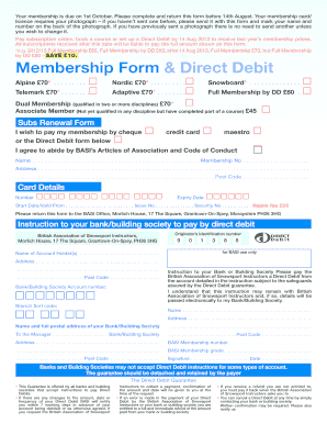 BASI Membership Renewal Form